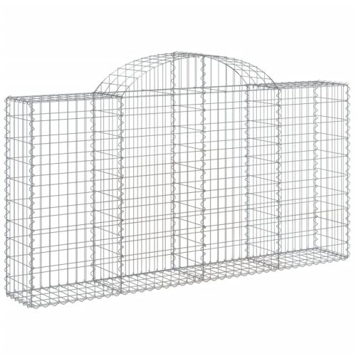 Габионни кошници арка 7 бр 200x30x100/120 см поцинковано желязо