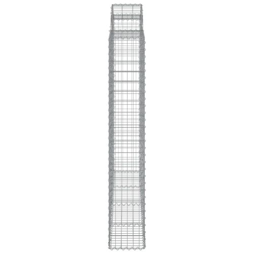 Габионни кошници арка 5 бр 200x30x180/200 см поцинковано желязо