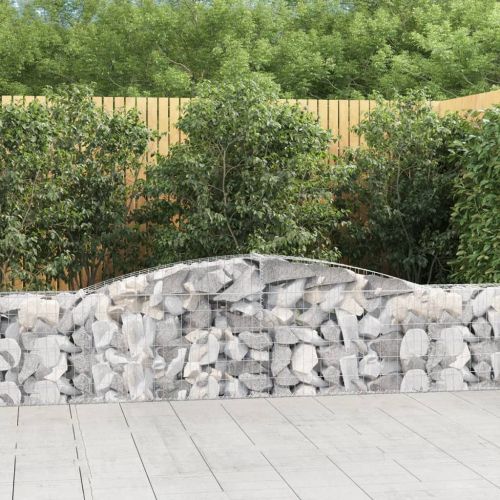 Габионни кошници арка 6 бр 400x30x60/80 см поцинковано желязо