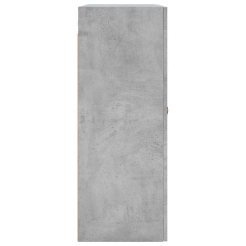 Стенни шкафове, 2 бр, бетонно сиво, 69,5x34x90 см