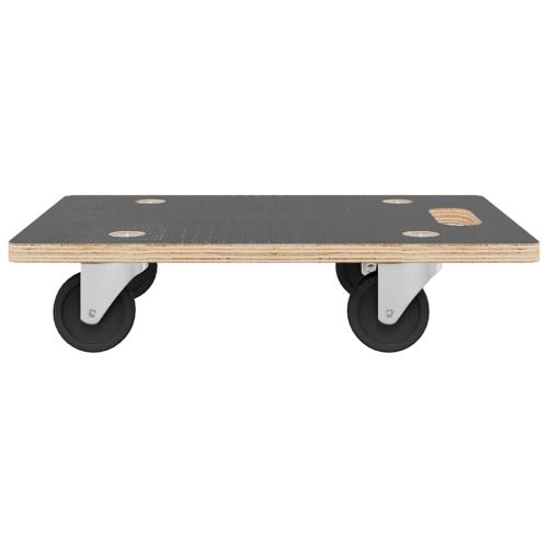 Транспортни колички 2 бр правоъгълни 50x35x11,5 см 250 кг