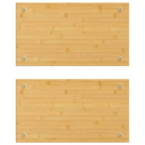 Капаци за готварски печки 2 бр 50x28x1,5 см бамбук