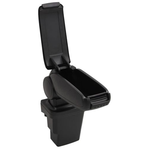 Подлакътник за кола черен 17x32x(37-53) см ABS