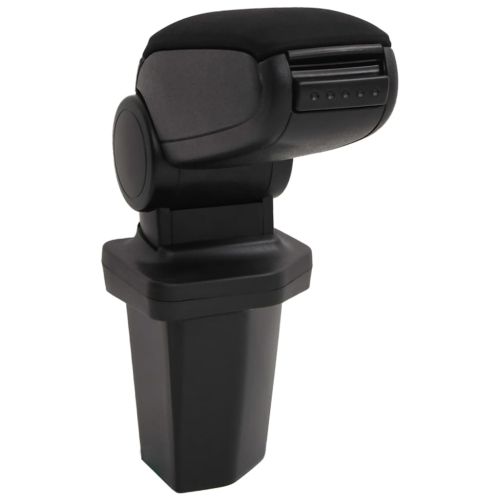 Подлакътник за кола черен 15x32x(40-52) см ABS