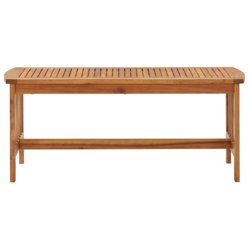 Маса за кафе, 102x50x43 см, акациево дърво масив