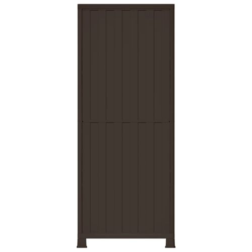 Пластмасов шкаф, 68x39x171,5 см, ратанов дизайн