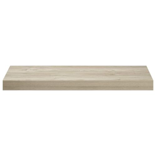 Окачени стенни рафтове, 4 бр, дъб, 60x23,5x3,8 см, МДФ