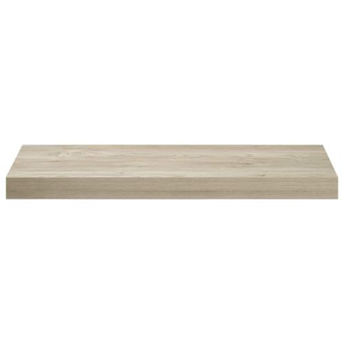 Окачен стенен рафт, дъб, 60x23,5x3,8 см, МДФ