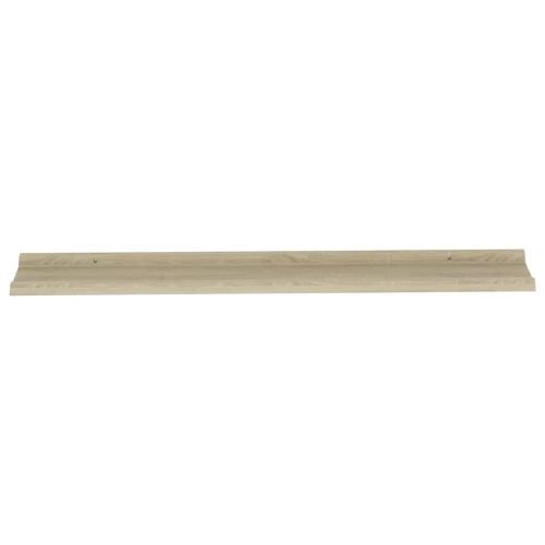 Стенни рафтове, 4 бр, сонома дъб, 115x9x3 см