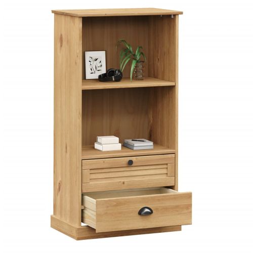 Етажерка за книги VIGO 60x35x114,5 см бор масив