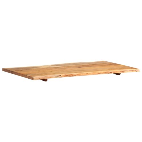 Плот за маса, акациево дърво масив, 100x(50-60)x2,5 cм