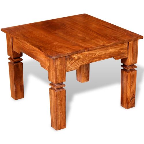 Маса за кафе масивно дърво 60x60x45 см