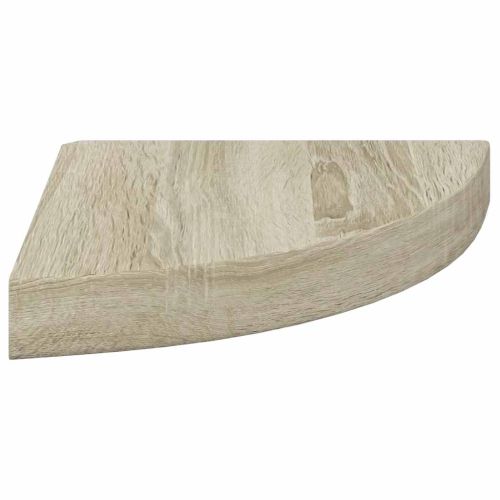 Окачени ъглови рафтове, 4 бр, дъб, 25x25x3,8 см, МДФ