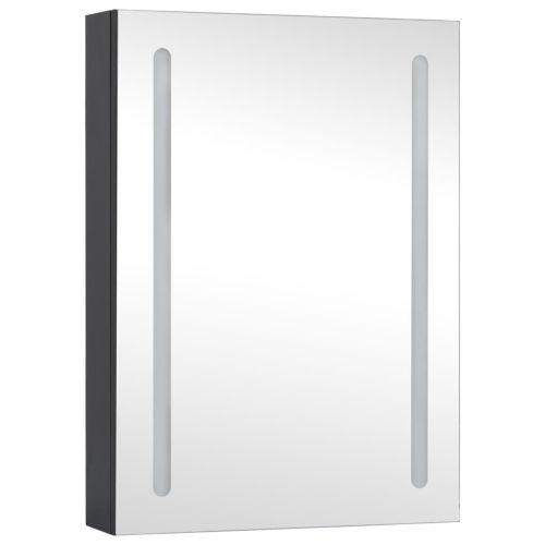 LED шкаф с огледало за баня, 50x13x70 см