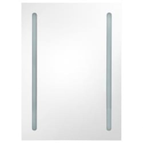 LED шкаф с огледало за баня, 50x13x70 см