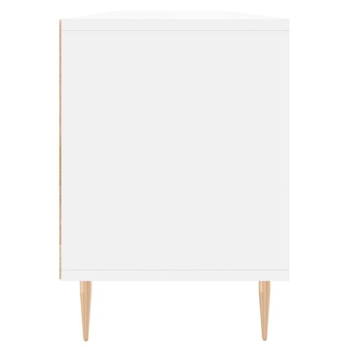 ТB шкаф, бял, 150x30x44,5 см, инженерно дърво