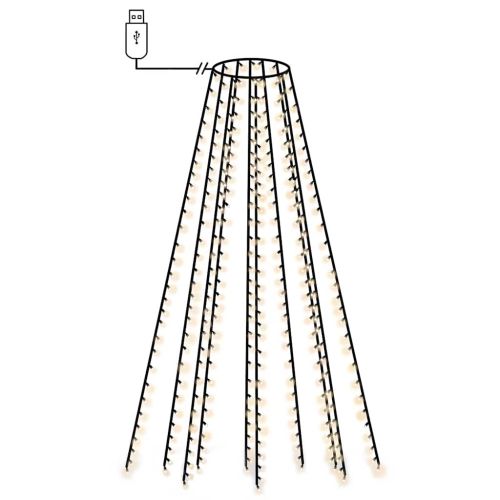 Коледни лампички мрежа със 150 LED 150 см