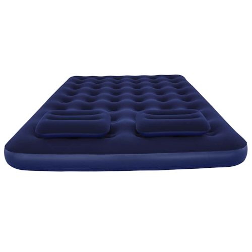 Bestway Надуваем матрак с възглавница и помпа, 203x152x22 см, 67374