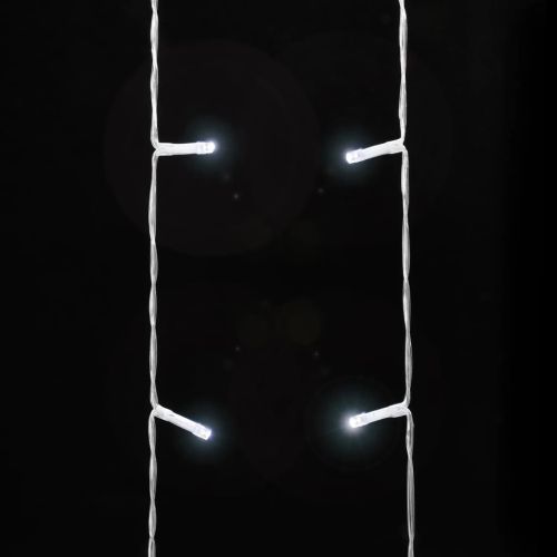 Коледни лампички за елха 320 LED студено бяло 375 см