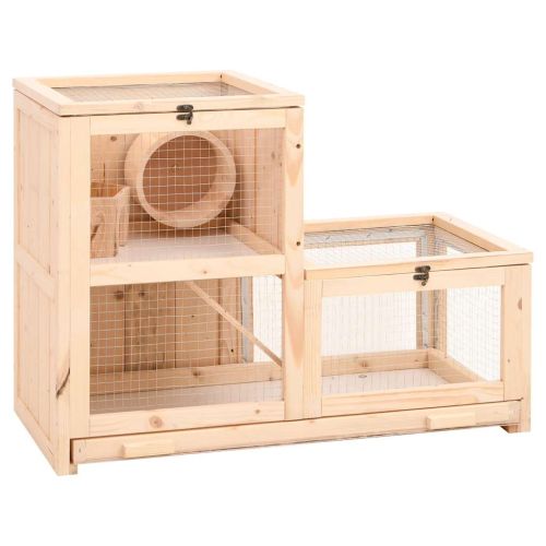 Клетка за хамстери 81x40x60 см масивна ела