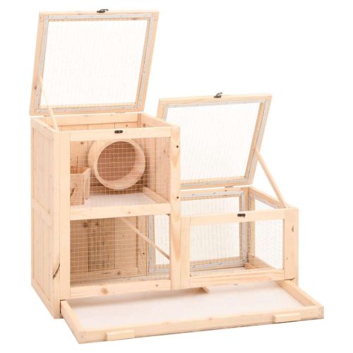 Клетка за хамстери 81x40x60 см масивна ела