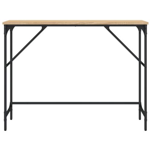Конзолна маса, дъб сонома, 100x32x75 см, инженерно дърво