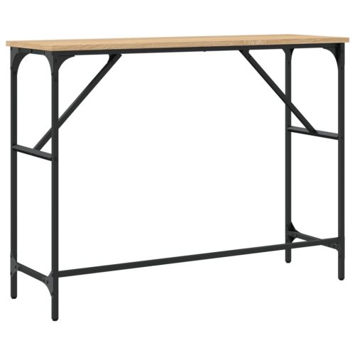Конзолна маса, дъб сонома, 100x32x75 см, инженерно дърво