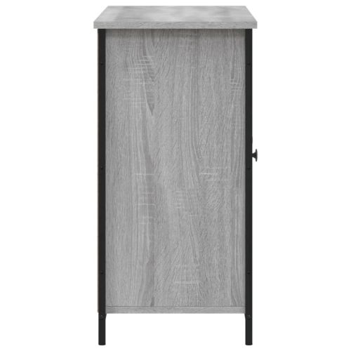 Сайдборд, сив сонома, 100x35x70 см, инженерно дърво