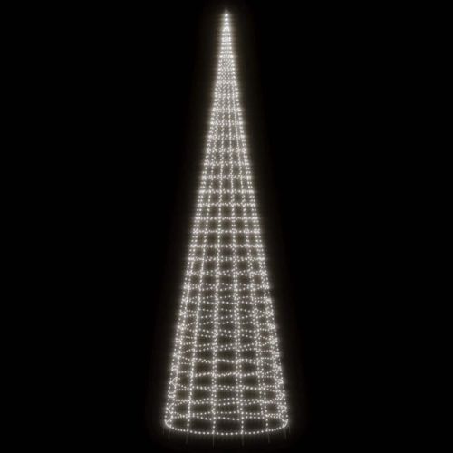 LED коледна елха 3000 LED студено бяло 800 см