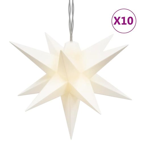Коледна лампички, 10 LED, бели, 10 см