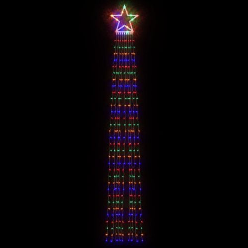 Коледни лампички за елха 320 LED цветни 375 см