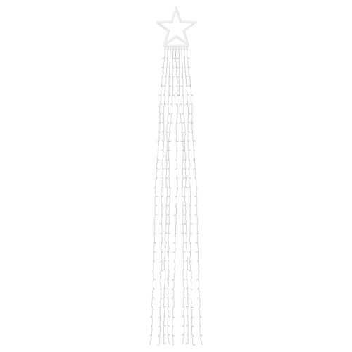 Коледни лампички за елха 320 LED цветни 375 см