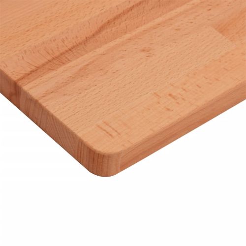 Плот за маса 80x40x2,5 см правоъгълен масивен бук