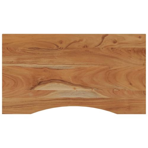 Плот за бюро 100x50x2,5 см правоъгълен, масивно дърво акация