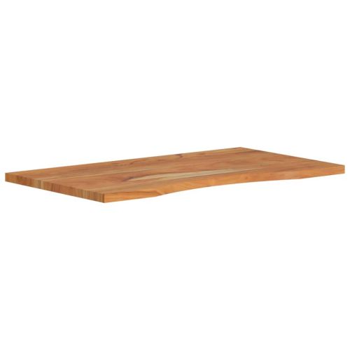 Плот за бюро 100x50x2,5 см правоъгълен, масивно дърво акация