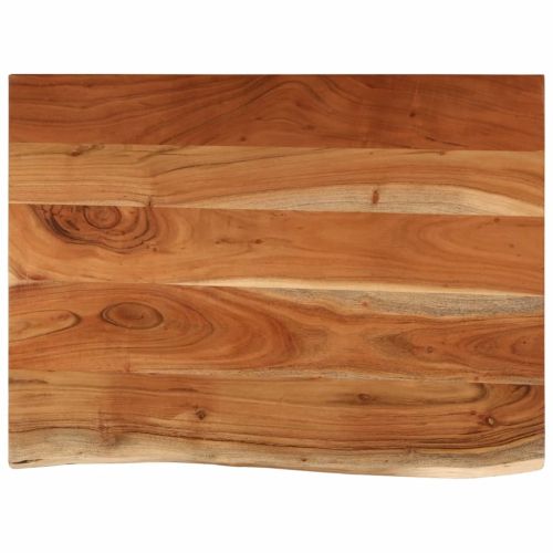 Плот за баня, 80x60x2,5 см, правоъгълен, масивно дърво акация