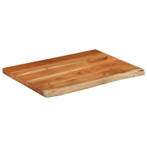 Плот за баня, 80x60x2,5 см, правоъгълен, масивно дърво акация