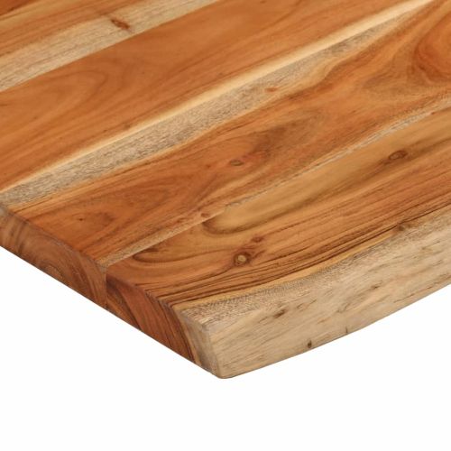 Плот за баня, 80x60x2,5 см, правоъгълен, масивно дърво акация