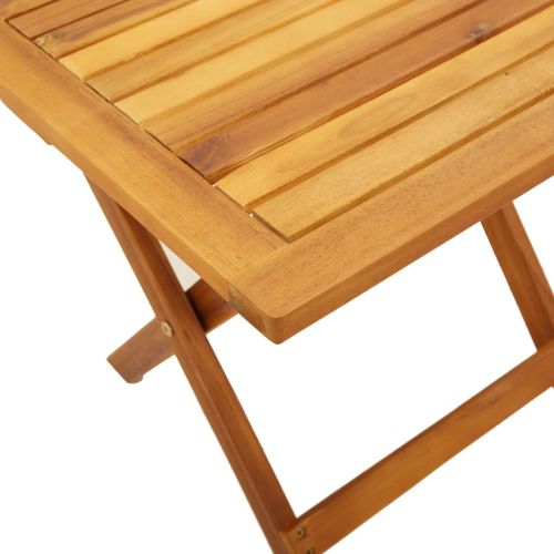 Помощна градинска маса 40x40x40 см масивна акация