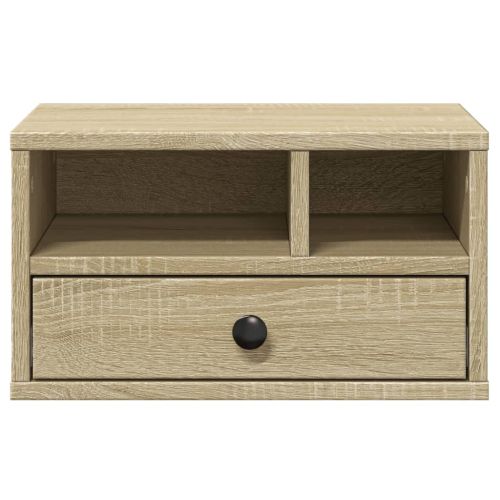Стойка за принтер, дъб сонома, 40x32x22,5 см, инженерно дърво