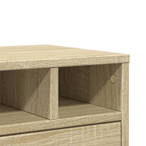 Стойка за принтер, дъб сонома, 40x32x22,5 см, инженерно дърво