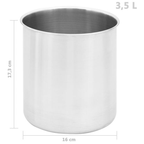 Диспенсър за сос от неръждаема стомана, 3 x 3,5 л