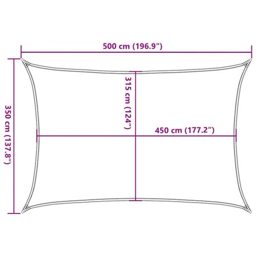 Платно-сенник, 160 г/м², правоъгълно, сини, 3,5x5 м, HDPE