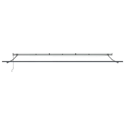 Автоматично прибираща се тента с LED, бордо, 600x300 см
