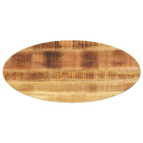 Плот за маса, 110x40x2,5 см, овален, масивно дърво манго