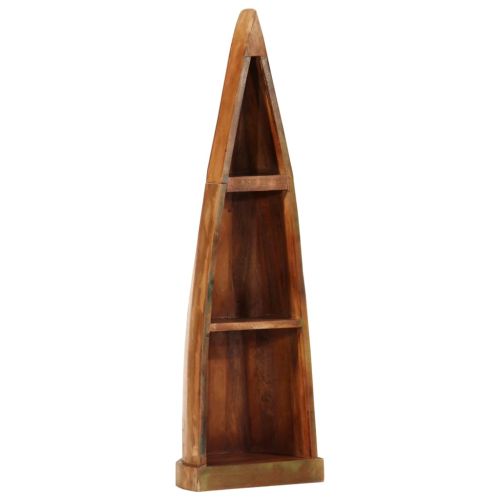 Шкаф тип лодка 39x27x127 см масивно регенерирано дърво