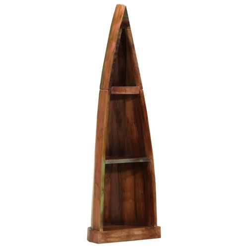 Шкаф тип лодка 39x27x127 см масивно регенерирано дърво