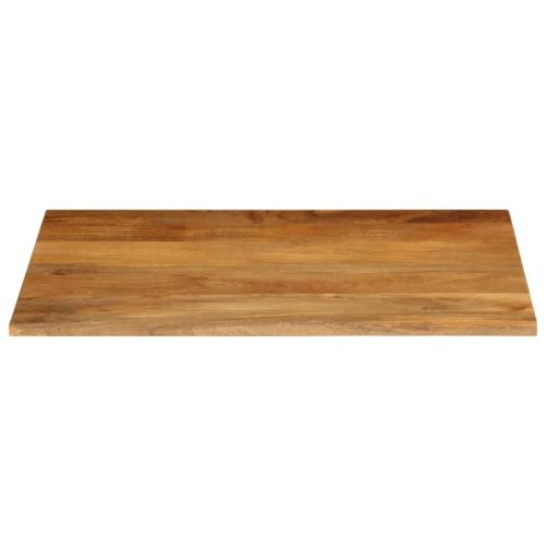Плот за маса, жив ръб, 90x80x3,8 см, масивно дърво манго