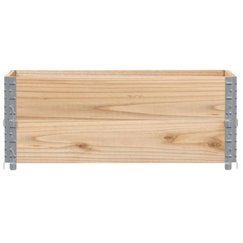 Палетни страници, 2 бр, 100x50 см, борова дървесина масив