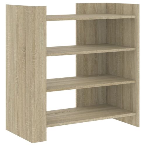 Сайдборд, дъб сонома, 73,5x35x75 см, инженерно дърво